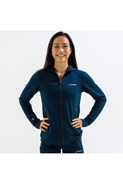 Finis Hanorac tehnic cu fermoar pentru femei Tech Jacket - albastru inchis