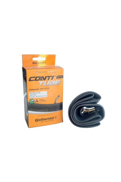 Continental Camera bicicleta Compact 10/11/12 valva Auto 45 grade