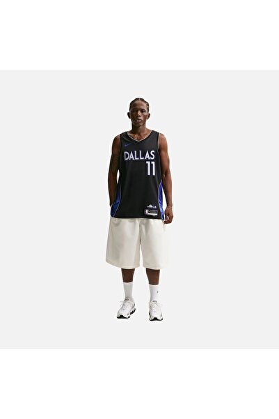 Nike Erkek Siyah NBA Kyrie Irving Dallas Mavericks City Edition Swingman Bask...