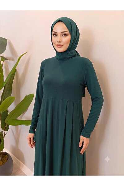 Gafurebutik GAFURE SENDY Penye Cepli Salaş Tesettür Elbise | 5 Renk | S-M-L B...
