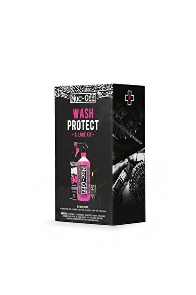 Muc-Off Kit de curățare și protecție Wash Protect and Lube (Versiune cu lubrifiant uscat)