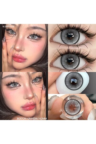 dermasuction Boston gray hareli circle lens yıllık