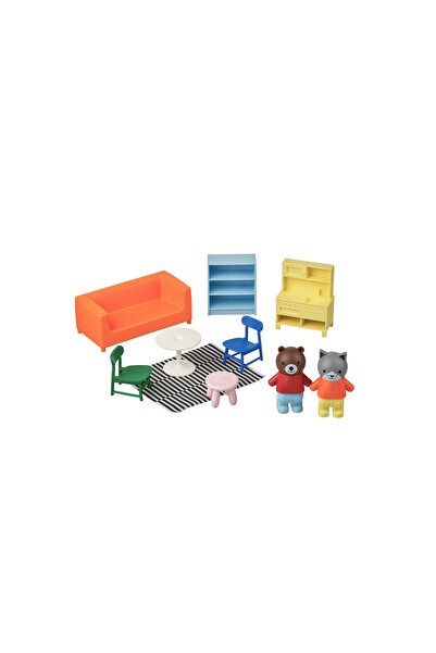 IKEA Huset Toy Furniture, Multi-Colored