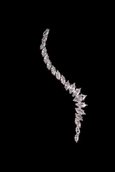 L&S JEWELLERY FULLTAŞ İNCİ KOLYE UCU 925 AYAR GÜMÜŞ RODYUM (BEYAZ ALTIN) KAPLAMA