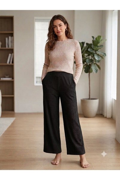 Generic Brand Burgu Fi̇ti̇lli̇ 4 Season Women's Track Pants