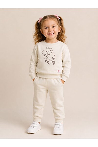 Honey Kids Kız çocuk 2 iplik mevsimlik alt üst takım