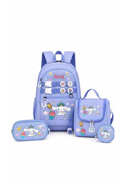 KumOziShop Cinnamoroll Baskılı Özel Tasarım Ortopedik Su Geçirmez Cüzdanlı Ok...