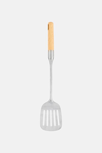BERGER Stainless Steel Slotted Turner, Silver