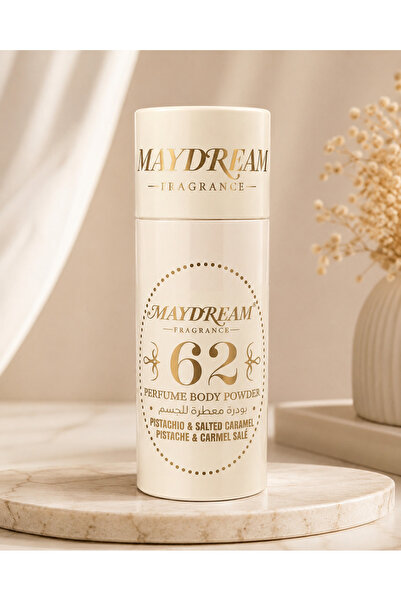 MAYDREAM بودرة معطرة للجسم من FRAGRANCE رقم 62، بعطر الفستق والكراميل المملح