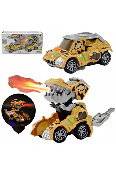 Skleplolki Mașină robot dinozaur cu abur, lumini LED și sunete