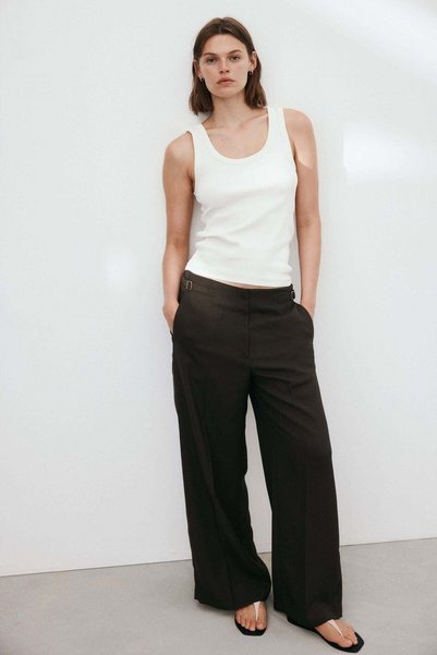 H&M Wide tailored trousers