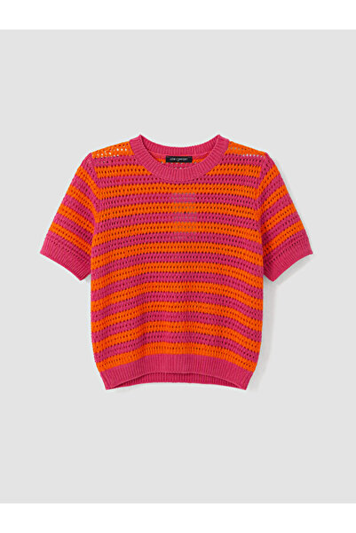 LC Waikiki Crew Neck Openwork Women's Knitwear Sweater