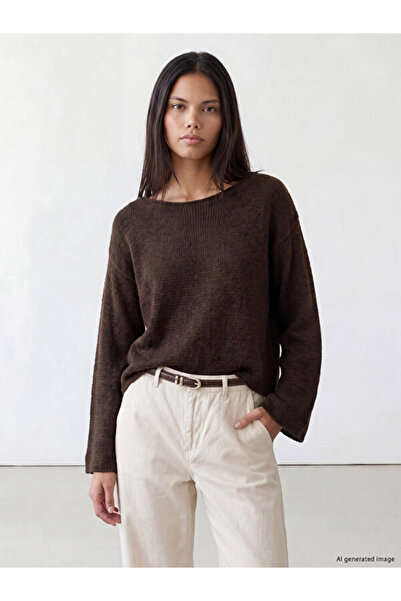 LC Waikiki Boat Neck Women's Knitwear Sweater