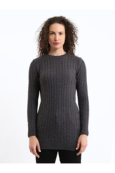 LC Waikiki Crew Neck Self-Patterned Women's Knitwear Sweater