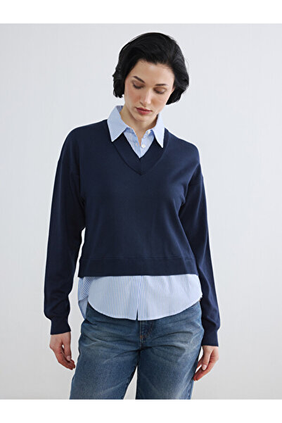 LC Waikiki Shirt Collar Women's Knitwear Sweater
