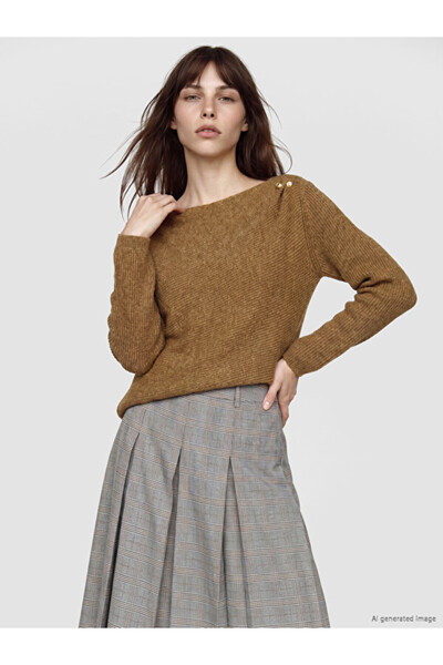 LC Waikiki Boat Neck Women's Knitwear Sweater