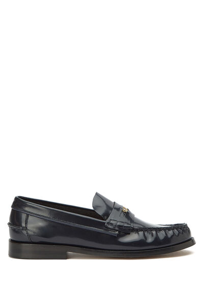 Tommy Hilfiger Blue Women's Leather Loafers