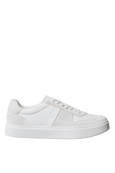 Calvin Klein White Men's Sneakers CLASSIC CUPS LACE MIX EMB TONGUE