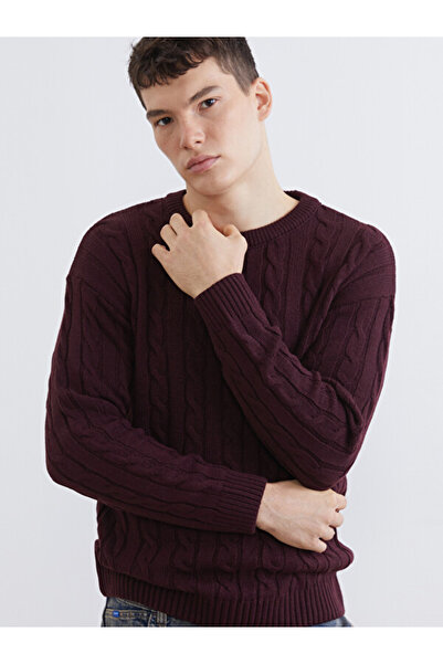 LC Waikiki Quality Parts from Çelebi Store Zero Roba Yaka Men's Knitwear Sweater