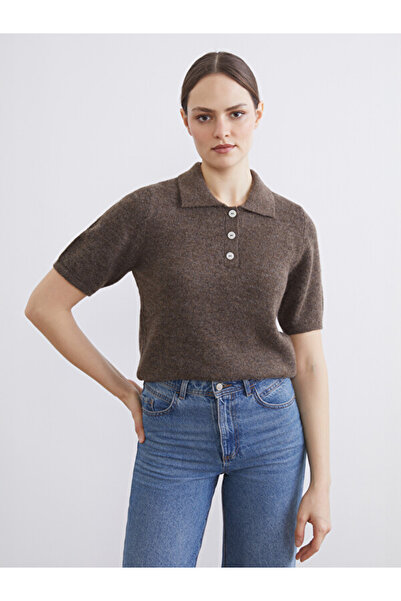 LC Waikiki Polo Collar Women's Knitwear Sweater