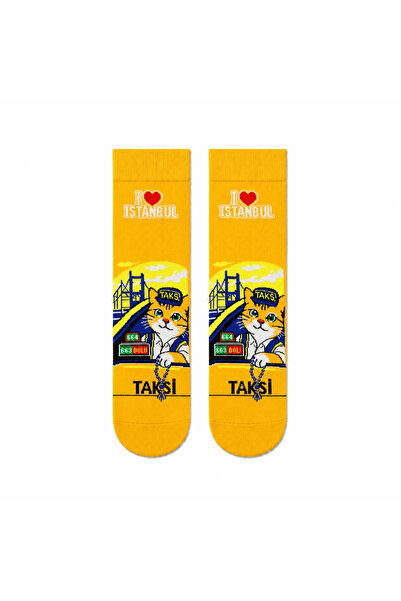CARNAVAL SOCKS I Love İstanbul 5'li Kutulu Çorap Seti – Taksi ve Sokak Lezzetleri