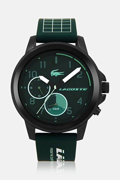 Lacoste Mens 2011218 Multi Dial Watch 44 mm, Green
