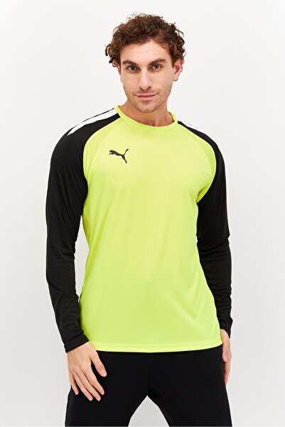 Puma Men Sportswear Fit Long Sleeves Training Sweatshirt, Yellow