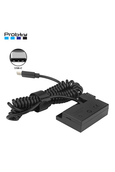 PROBTY DR-E8 LP-E8 LPE8 Dummy Battery with USB-C Power Bank Cable Replacement...