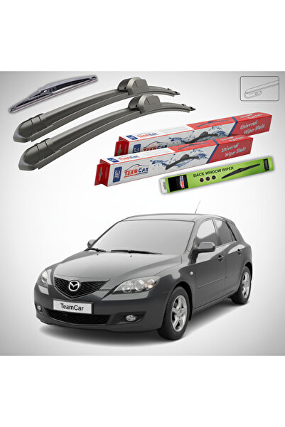 TEAMCAR Υαλοκαθαριστήρες Παρμπρίζ Mazda 3 BK Facelift Hatchback 2006-2009 Εμπ...