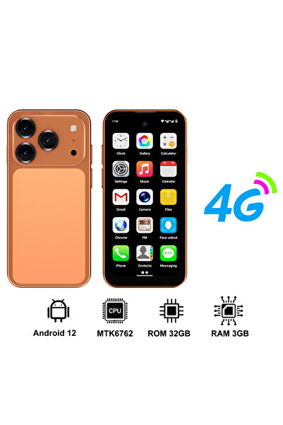 Choice Orange RAM3G ROM32G SERVO 19 Air 4G LTE Mini Smartphone Android 12.0 S...