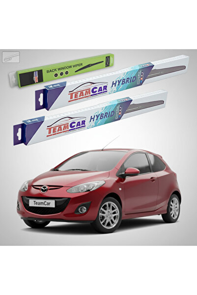 TEAMCAR Υαλοκαθαριστήρες Mazda 2 DE Facelift 2010-2014 |   Σετ εμπρός και πίσ...