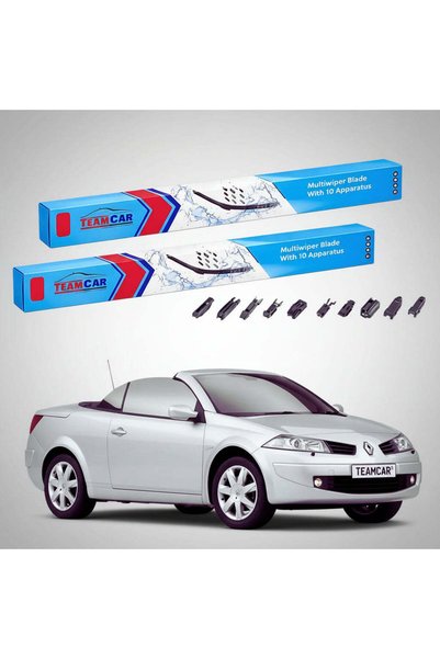 TEAMCAR Windshield wipers Renault Megane II Cabriolet 2003-2006 | Front Set F...