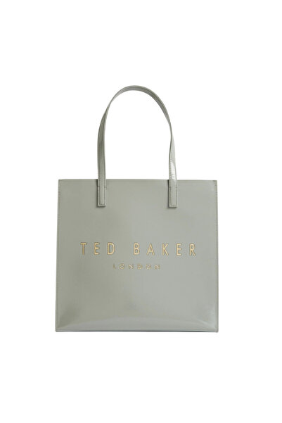 Ted Baker Γυναικεία Crinkon Large Icon Τσάντα Καφέ 284882-mid-grey