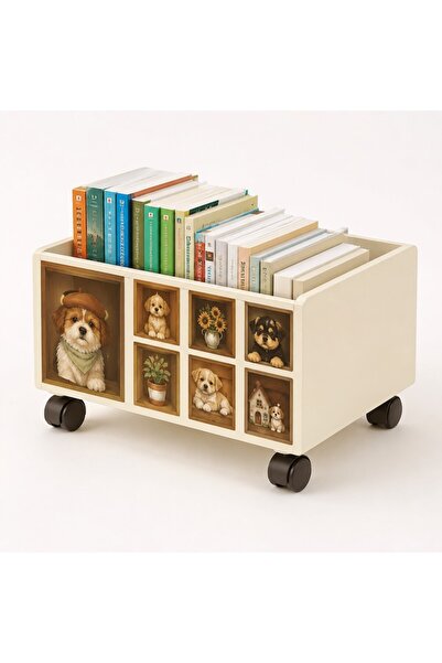 OEM Organizator mobil de cărți Premium Booksy Elegance, design compact cu imp...
