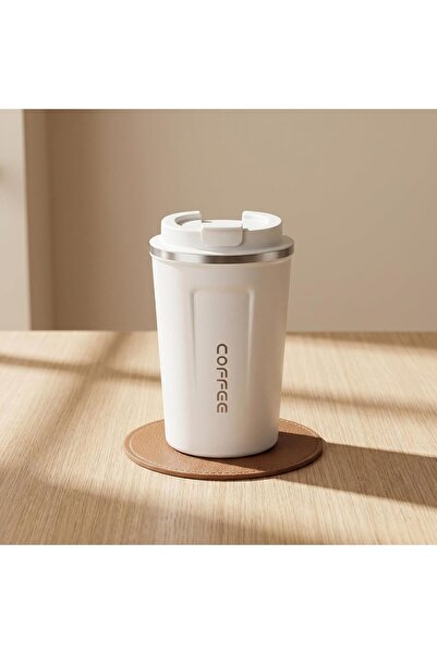 CozyNook 380ML Stainless Steel Thermal Coffee Cup, Leakproof Vacuum Insulated...