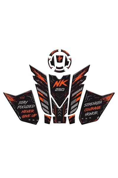 gogo premium CF MOTO 250 NK 2023-2026 Uyumlu Tank Pad Set 004