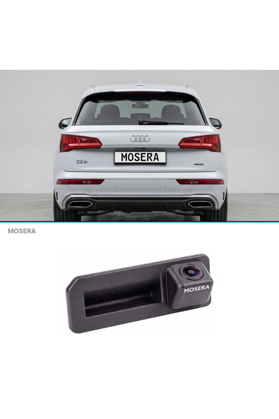 MOSERA Камера за задно виждане Audi Q5 FY 2017+ в дръжката, AHD, 1080P, нощно...