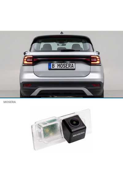 MOSERA Κάμερα οπισθοπορείας Volkswagen T-Cross 2018+, CVBS, NTSC, νυχτερινή ό...