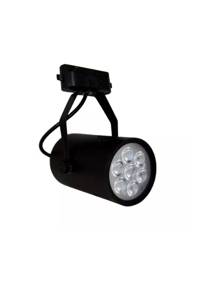 OEM SPOT LED SENIOR Black-Warm Light 7 W 220V rail mount