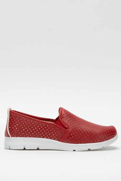 Jagulep Women's Comfortable Lightweight Casual Shoes Red