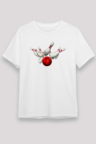 Darkhane Bowling White Unisex T-Shirt T-Shirt
