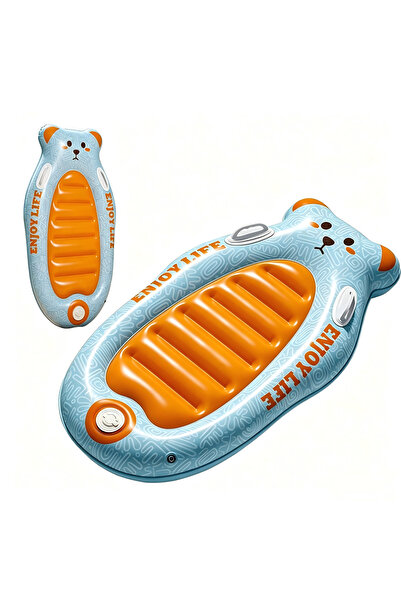 BYBEO Inflatable Kids Surf Body Board, Body Surfing Board with Handles, Light...