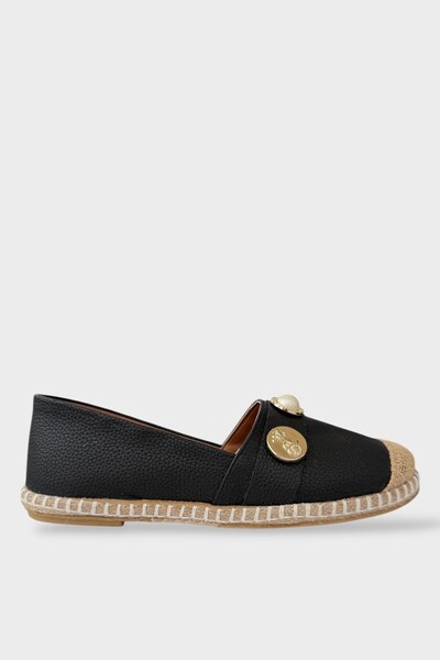 Jagulep Balerini cu cataramă espadrille de damă NEGRI