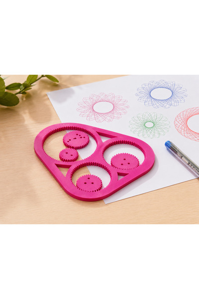 keysa 3D Baskı Spirograf Çizim Seti – Dişli Geometrik Çizim Aparatı