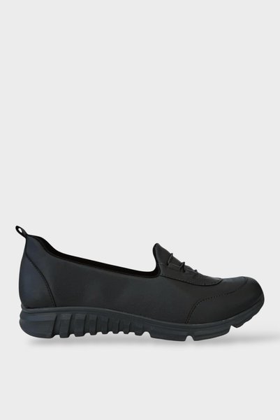 Jagulep Memory Form Orthopedic Sole Women's Casual Shoes Smoked - Black