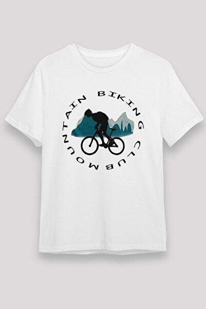 Darkhane تي شيرت أبيض للجنسين من Bicycle