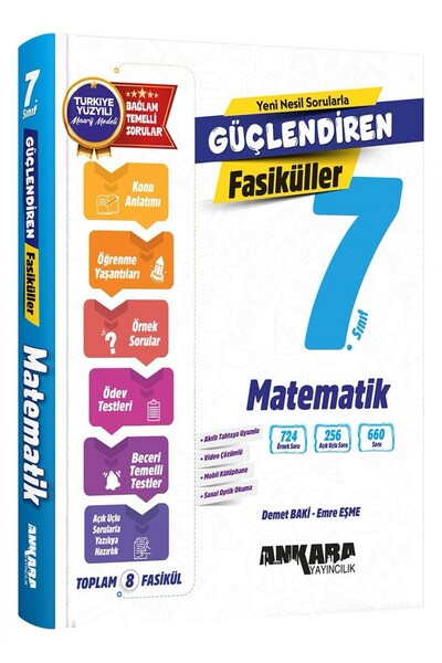 Ankara Yayıncılık 7. Sınıf Güçlendiren Matematik Fasüller