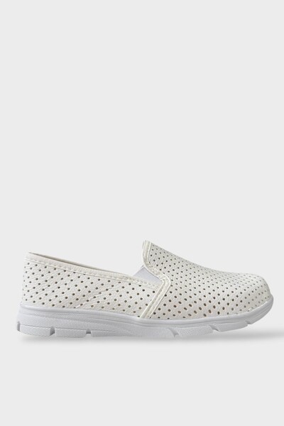 Jagulep Women's Comfortable Lightweight Casual Shoes White