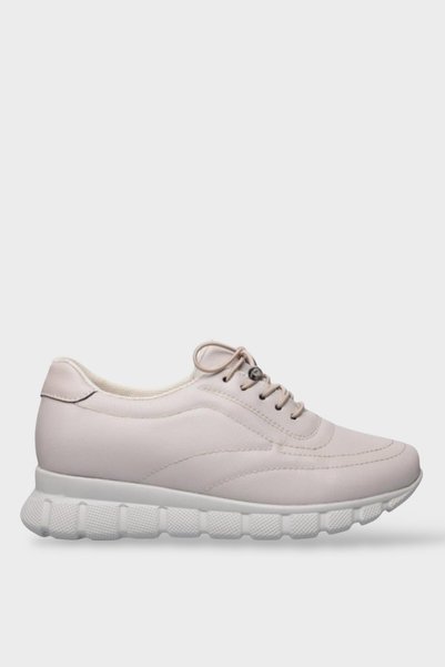 Jagulep Women's Comfortable Comfort Sole Casual Shoes Beige