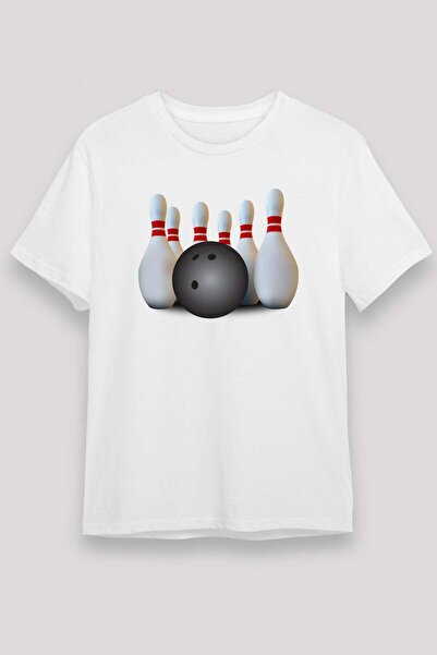 Darkhane Bowling White Unisex T-Shirt T-Shirt